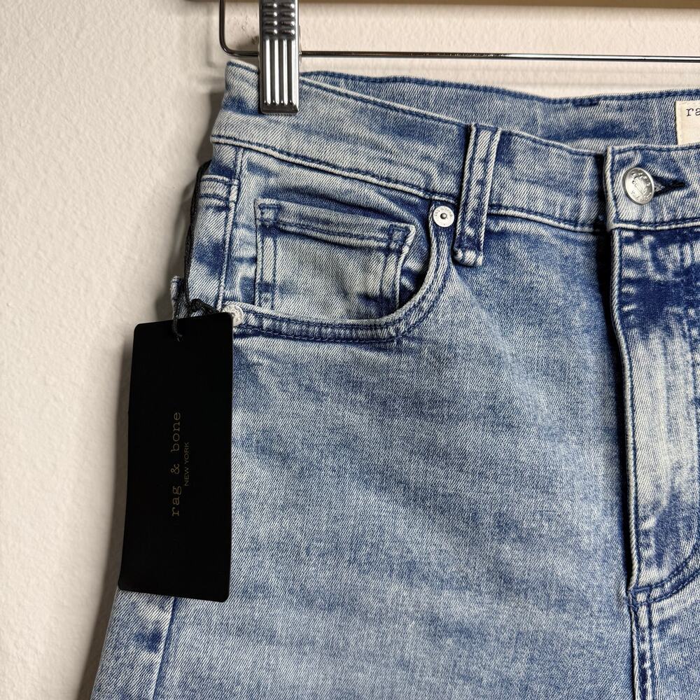 Rag & Bone wide-leg jeans crop ankle high-rise 26 - Picture 5 of 9